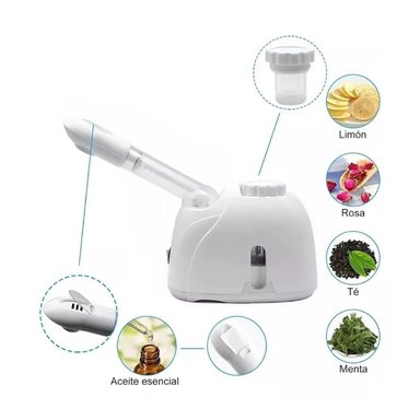 MÁQUINA VAPORIZADOR FACIAL CLICK VENTAS PLÁSTICO ABS LIMPIEZA ESTETICA OZONO ROCIADOR - 4