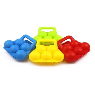 PACK 2 PINZA CLICK VENTAS PARA BOLAS NIEVE ARENA CLIP JUGUETE 5 BOLAS - 1