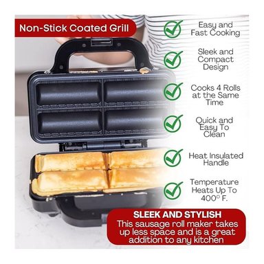 MAQUINA PARA ROLLOS DE SALCHICHA R529 ROLL MAKER 800W - 2