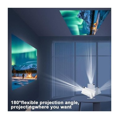 MINI PROYECTOR LED MULTIMEDIA 4K PORTÁTIL HD - 6