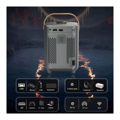 PROYECTOR CLICK VENTAS MINI FULL HD LED WIFI PORTÁTIL - 4