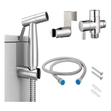 KIT CLICK VENTAS DUCHA ROCIADOR BIDET PARA INODORO BOQUILLA PULVERIZADOR - 4