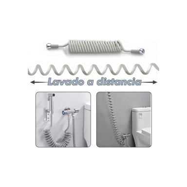 KIT CLICK VENTAS DUCHA ROCIADOR BIDET PARA INODORO 304 PULVERIZADOR - 6