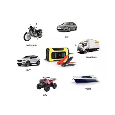 CARGADOR AUTO INTELIGENTE BATERÍA 12V DE AUTO PORTATIL - 4