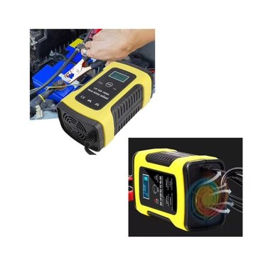 CARGADOR AUTO INTELIGENTE BATERÍA 12V DE AUTO PORTATIL - 5