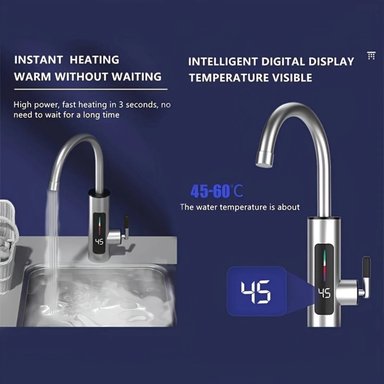 LLAVE GRIFO AGUA CALIENTE ELÉCTRICO PARA LAVAPLATOS RY020 - 6