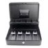 CAJA FUERTE MEDIANA NEGRO DE METAL PARA EFECTIVO - 7