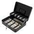 CAJA FUERTE MEDIANA NEGRO DE METAL PARA EFECTIVO - 8