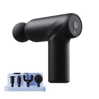 PISTOLA DE MASAJES PROFESIONAL | RECUPERACION MUSCULAR NEGRO TN - 4