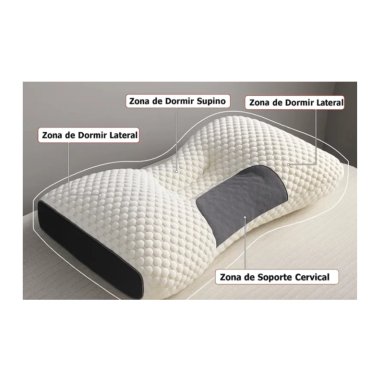 PACK X2 ALMOHADA  ORTOPE DICA COJIN CERVICAL TERAPE UTICAS / PACK DE ALMOHADA - 1