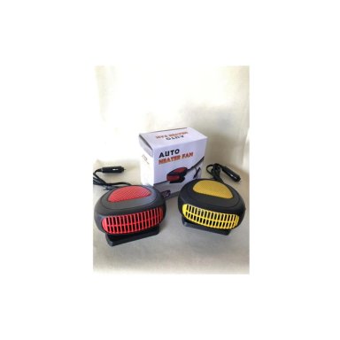 CALEFACTOR PARA AUTOS 12V 300W VENTILADOR AUTO - ROJO - 6
