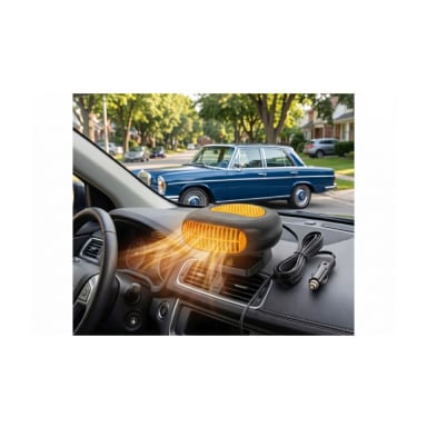 CALEFACTOR PARA AUTOS 12V 300W VENTILADOR AUTO - AMARILLO - 2