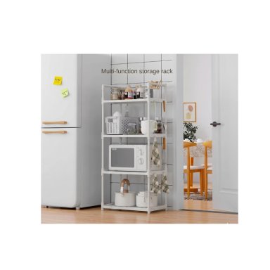RACK ESTANTE 4 NIVELES MULTIUSO HOGAR BLANCO - 1