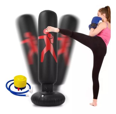 SACO BOXEO BOLSA INFLABLE + INFLADOR - 1