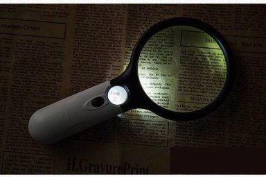 LUPA DE LECTURA CON ILUMINACIÓN LED CON LUZ UV - 4