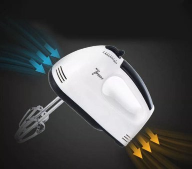BATIDORA PORTÁTIL BATIDORA ELÉCTRICA MANUAL 7 VELOCIDADES - 5