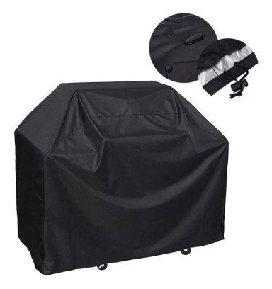 COBERTOR PARRILLA ASADOR EXTERIOR FUNDA PROTECTOR BARBACOA - 1