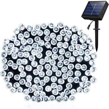 LUCES LED GUIRNALDA SOLAR 200 COLOR BLANCO 20 METROS - 1