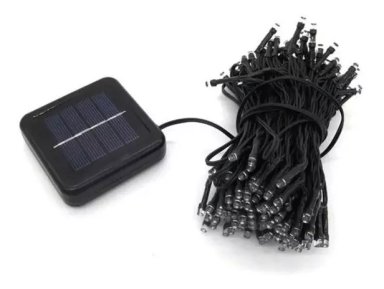 LUCES LED GUIRNALDA SOLAR 200 COLOR BLANCO 20 METROS - 4