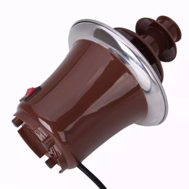MINI CASCADA CHOCOLATE 3 PISOS FUENTE, FONDUE, BODA - 3