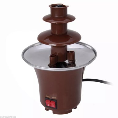 MINI CASCADA CHOCOLATE 3 PISOS, FUENTE FONDUE - 1