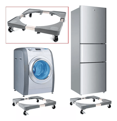 BASE AJUSTABLE MULTIUSO RUEDAS COCINA REFRIGERADOR LAVADORA - 4