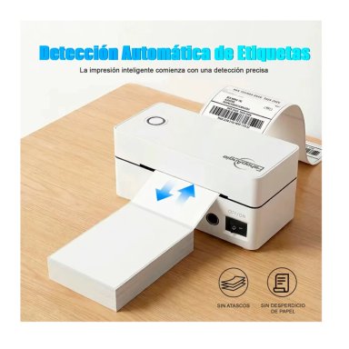 IMPRESORA PORTATIL ETIQUETA BLUETOOT USB +SOPORTE BLANCO - 2
