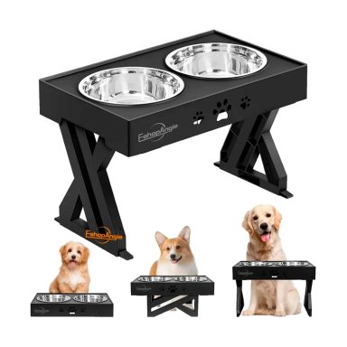 COMEDERO-BEBEDERO PARA PERROS ALTURA AJUSTABLE - 1