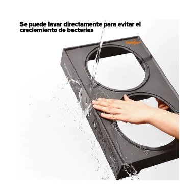 COMEDERO-BEBEDERO PARA PERROS ALTURA AJUSTABLE - 4