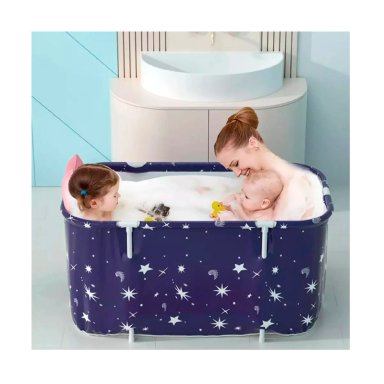 BAÑERA PLEGABLE PORTATIL ADULTOS Y NIÑOS BALDE SPA 110×55CM - 2