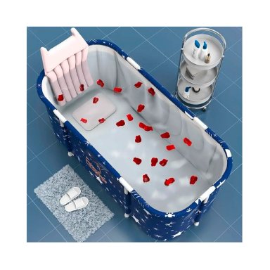 BAÑERA PLEGABLE PORTATIL ADULTOS Y NIÑOS BALDE SPA 110×55CM - 6