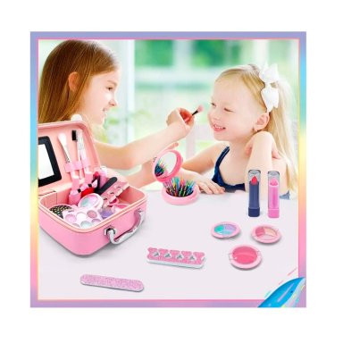 KIT DE MAQUILLAJE PARA NIÑAS JUGUETE COSME TICOS - 2