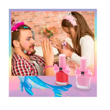 KIT DE MAQUILLAJE PARA NIÑAS JUGUETE COSME TICOS - 4