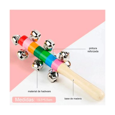 SET 8 INSTRUMENTO MUSICALES MONTESSORI MADERA PARA NIÑOS - 4
