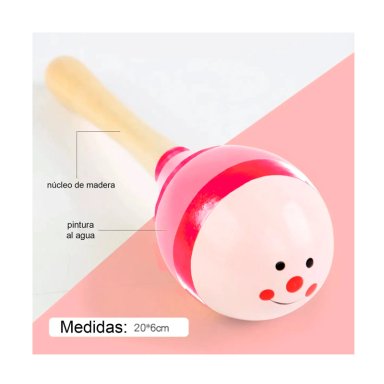 SET 8 INSTRUMENTO MUSICALES MONTESSORI MADERA PARA NIÑOS - 5