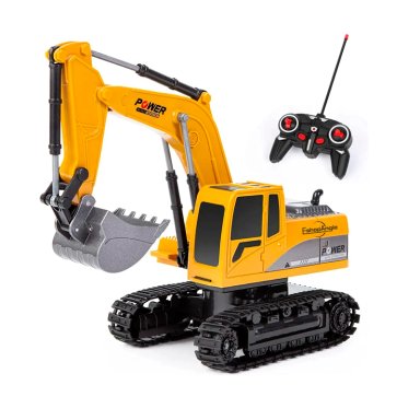 EXCAVADORA RC CONTROL REMOTO 1:24 JUGUETE RECARGABLE - 1