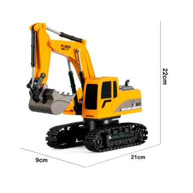 EXCAVADORA RC CONTROL REMOTO 1:24 JUGUETE RECARGABLE - 8