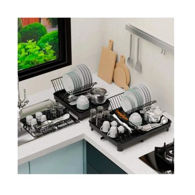 ESCURRIDOR DE PLATOS PLEGABLE SECAPLATOS PARA COCINA - 7
