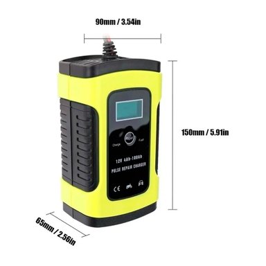 CARGADOR AUTO INTELIGENTE BATERIA 12V DE AUTO - 3