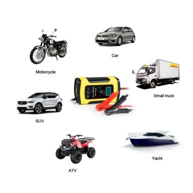 CARGADOR AUTO INTELIGENTE BATERIA 12V DE AUTO - 4