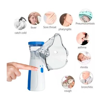 NEBULIZADOR PORTATIL NIÑOS ADULTOS MESH INHALADOR USB - 8