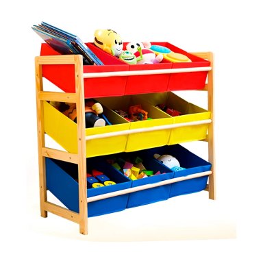 ESTANTE INFANTIL ORGANIZADOR DE JUGUETES REPISA 64X28.5X60CM - 1