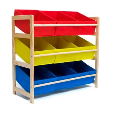 ESTANTE INFANTIL ORGANIZADOR DE JUGUETES REPISA 64X28.5X60CM - 2