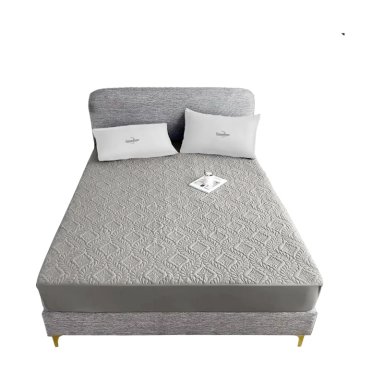 CUBRE COLCHON 2 PLAZAS PROTECTOR DE MANCHA IMPERMEABLE - 1