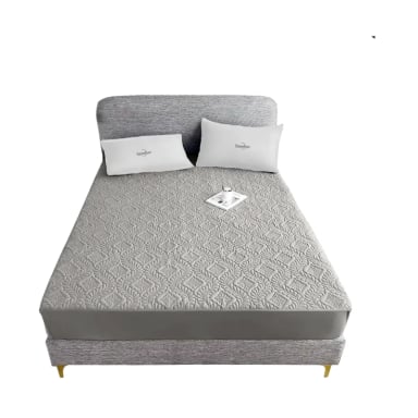 CUBRE COLCHON 2 PLAZAS PROTECTOR DE MANCHA IMPERMEABLE - 1