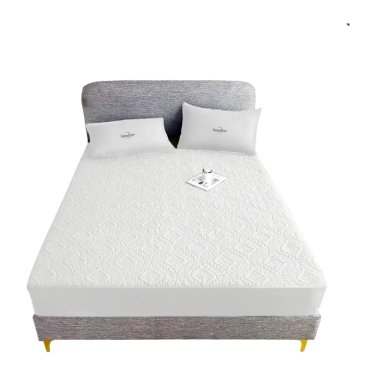 CUBRE COLCHON 2 PLAZAS PROTECTOR DE MANCHA IMPERMEABLE - 10