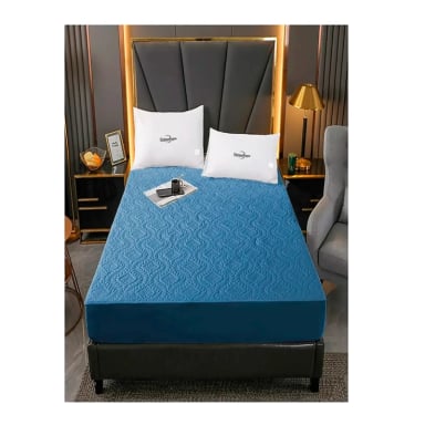 CUBRE COLCHON 2 PLAZAS PROTECTOR DE MANCHA IMPERMEABLE - 13