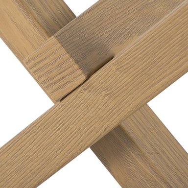 COMEDOR MEDLOCK 140X90CMS + 6 SILLAS MARIPOSA ECOCUERO WOOD BEIGE - 4