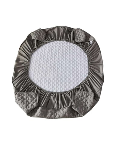 CUBRECOLCHÓN ROJO LISO IMPERMEABLE 2 PLAZA - 3
