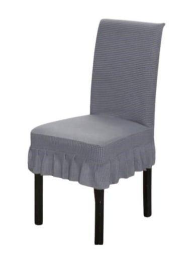 CUBRE SILLA TURKAS CON FARALAO GRIS - 2